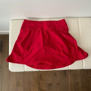 Lululemon Red Tennis Skirt